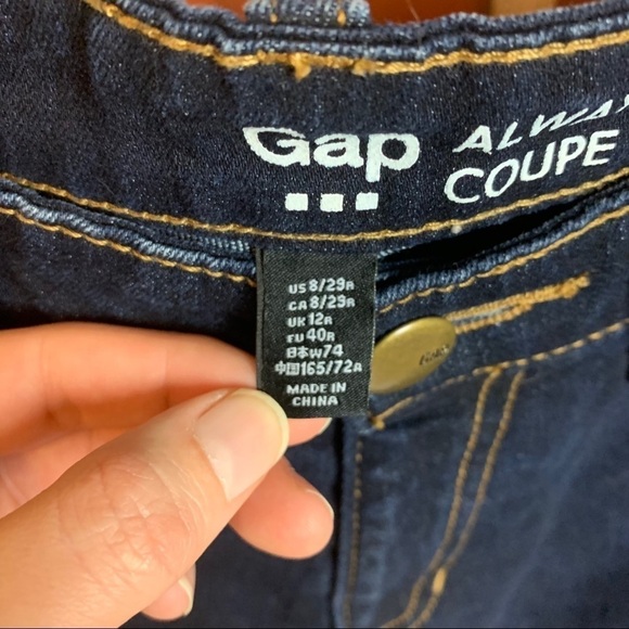 🔥Gap Always Skinny Dark Wash Jeans US 8 - Picture 6 of 8